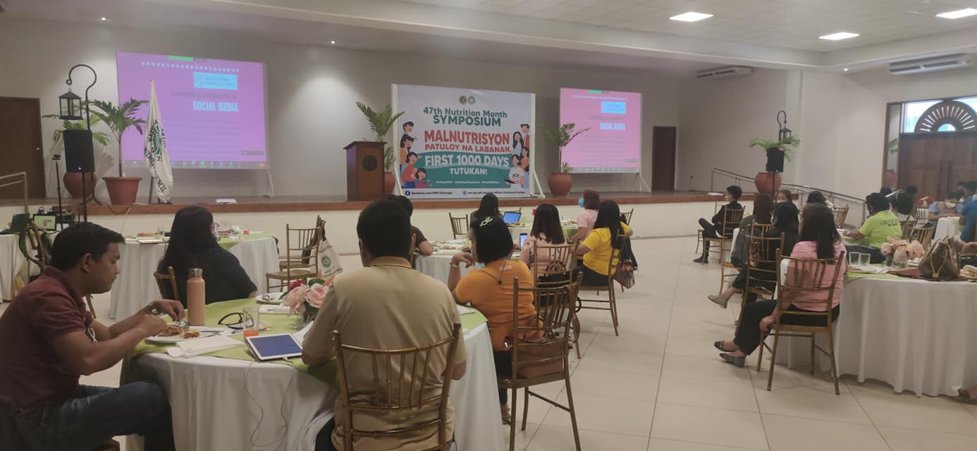 Caraga Nutrition Symposium for the 47th Nutrition Month on July 21, 2021 at Almont Inland Resort, Butuan City