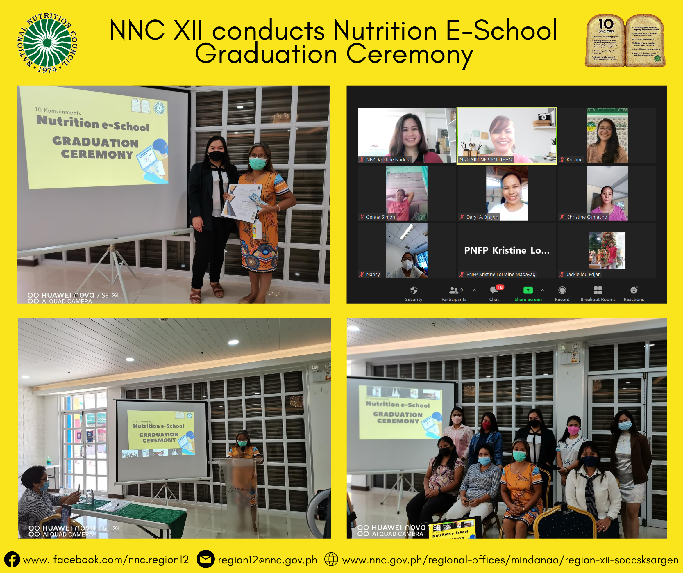 nutrition eschool graduation