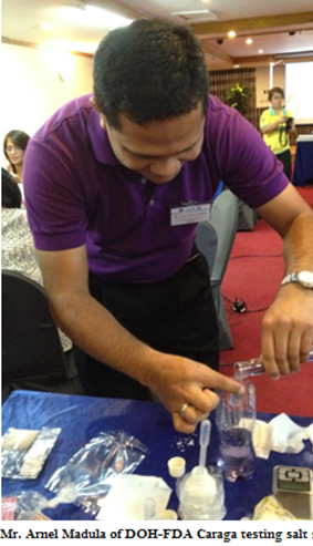 testing salt samples12015