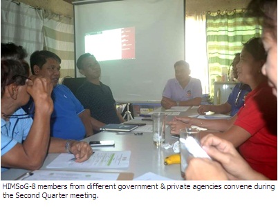 IN PHOTO: NNC-RONDA-1 and NNC-HIMSoG8 members with Mayor Myra Georgina Arevalo of Palompon, Leyte during the courtesy visit held on July 15, 2019. 
