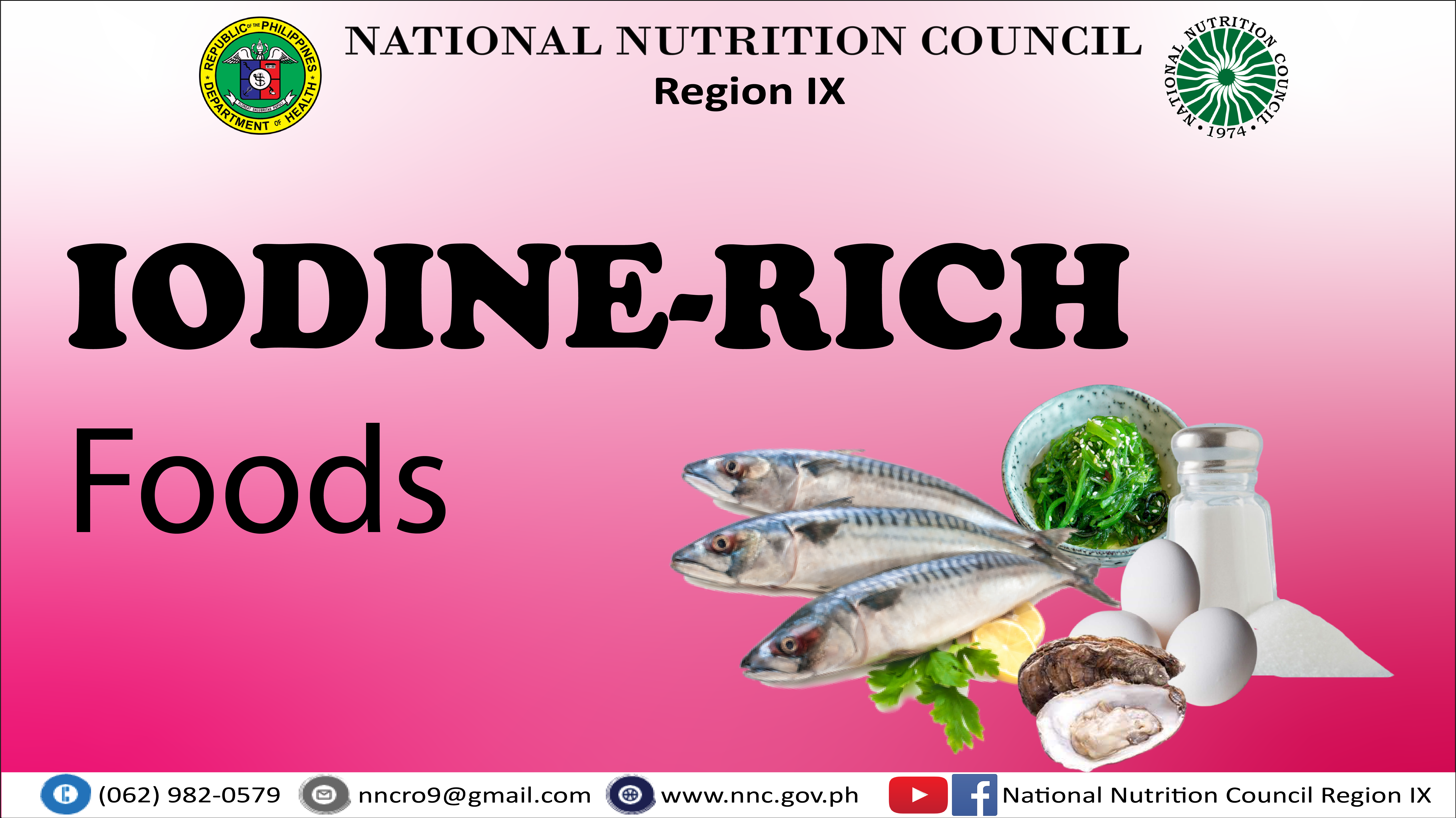 Iodine rich foods