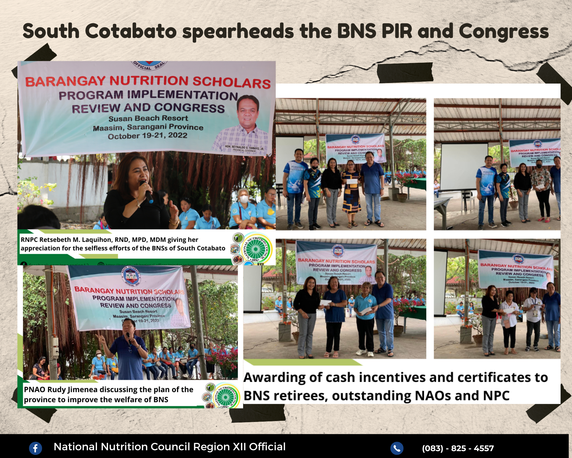 South Cotabato Province spearheads the BNS PIR and Congress