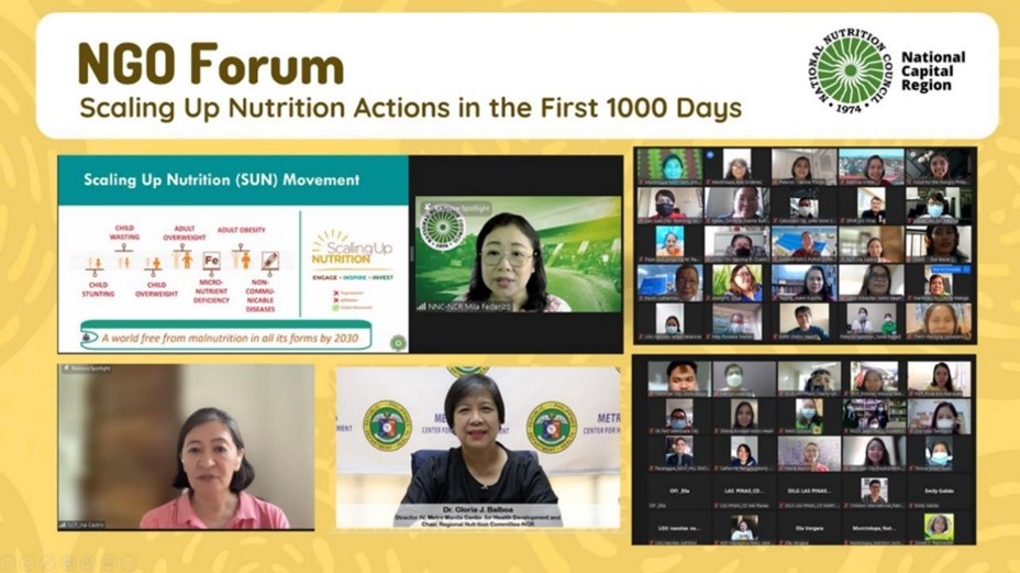 2021 NGO Forum: Scaling Up Nutrition Actions in the First 1000 Days