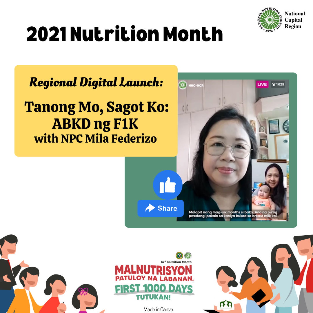 2021 NM Regional Digital Launch: Tanong Mo, Sagot Ko: ABKD ng F1K with NPC Mila Federizo