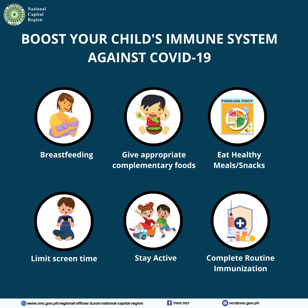 Boost your child's immune system against COVID-19