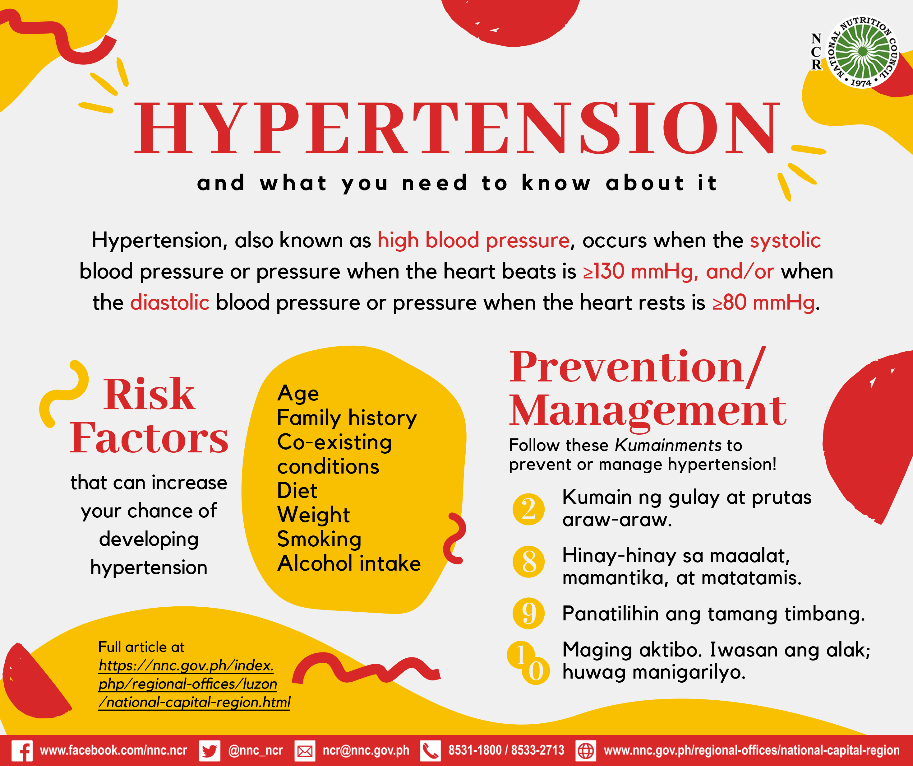Hypertension Awareness Month Infographic 3rdDraft April17 RGRG