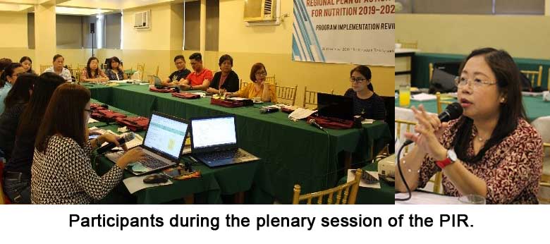 Participants during the plenary session of the PIR