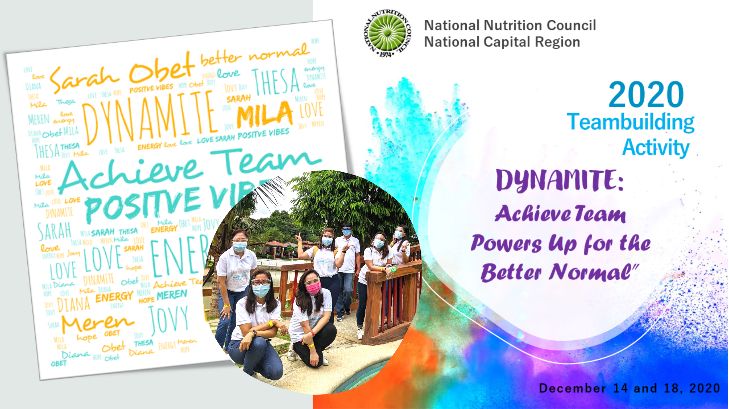 NNC-NCR Teambuilding 2020 with the theme DYNAMITE: Achieve Team Powers Up for the Better Normal