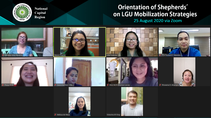 Participants of the Orientation Meeting with 'Shepherds' on LGU Mobilization Strategies