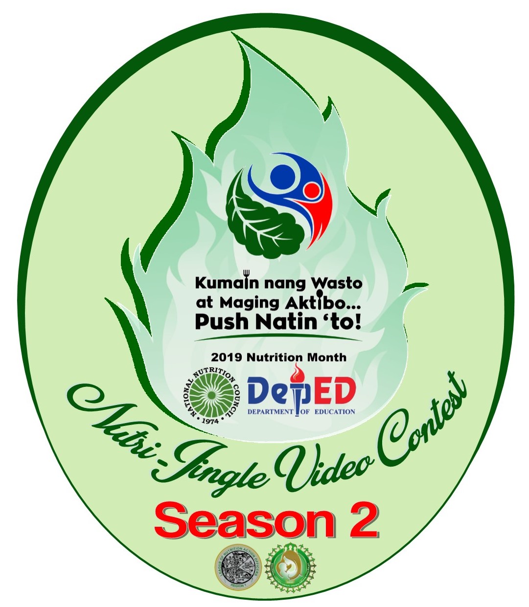 The National Nutrition Council- Regional Office I in coordination once again with the Department of Education- Regional Office I to hold the Nutri-Jingle Video Contest Season 2 as part of this year’s Nutrition Month Celebration with the theme: “Kumain nang wasto at maging aktibo…push natin ‘to!”