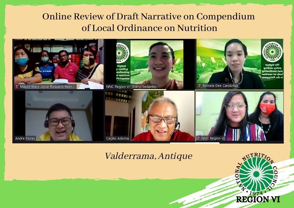 Online Review of Draft Narrative on Compendium of Local Ordinance on Nutrition