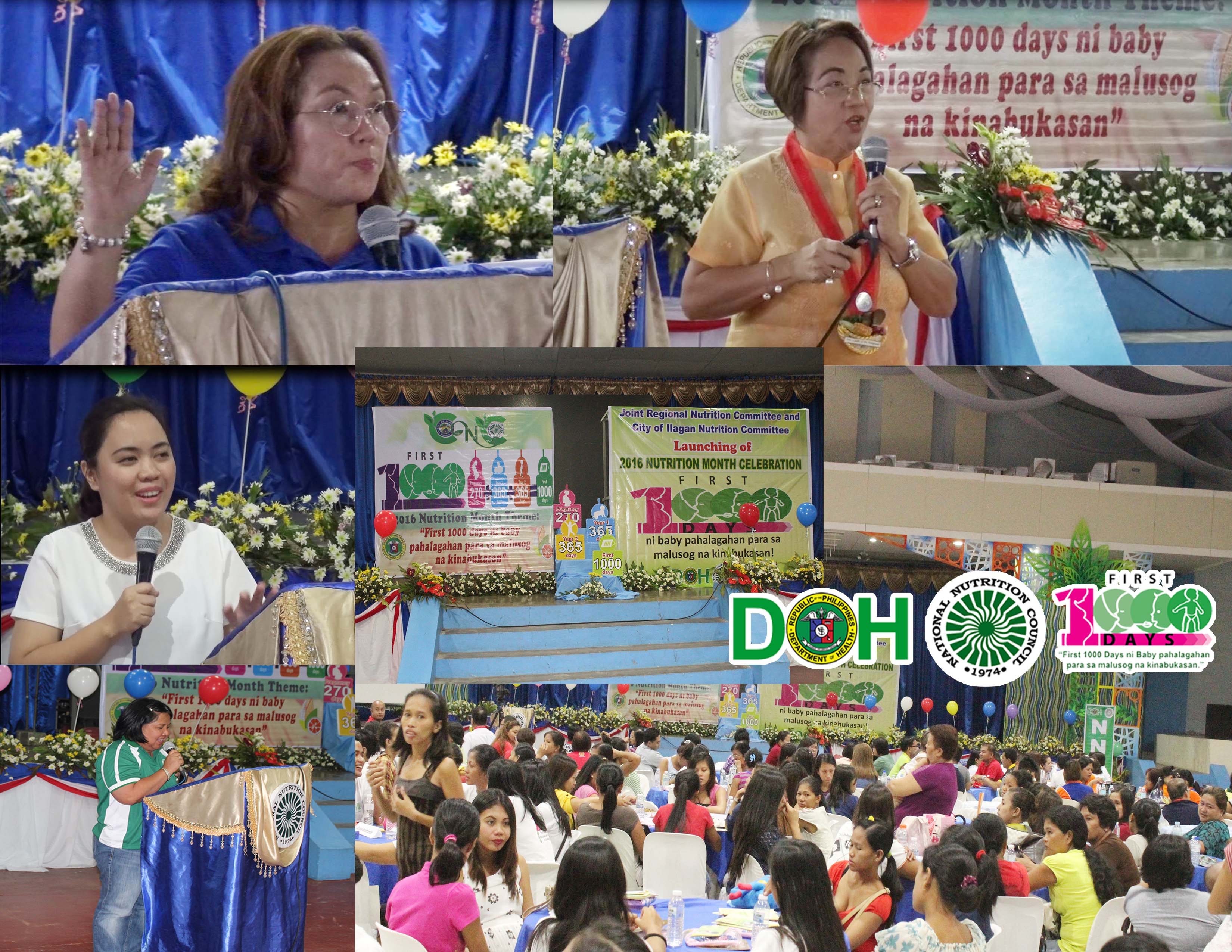 Photo Collage of Nutrition Month Celebration