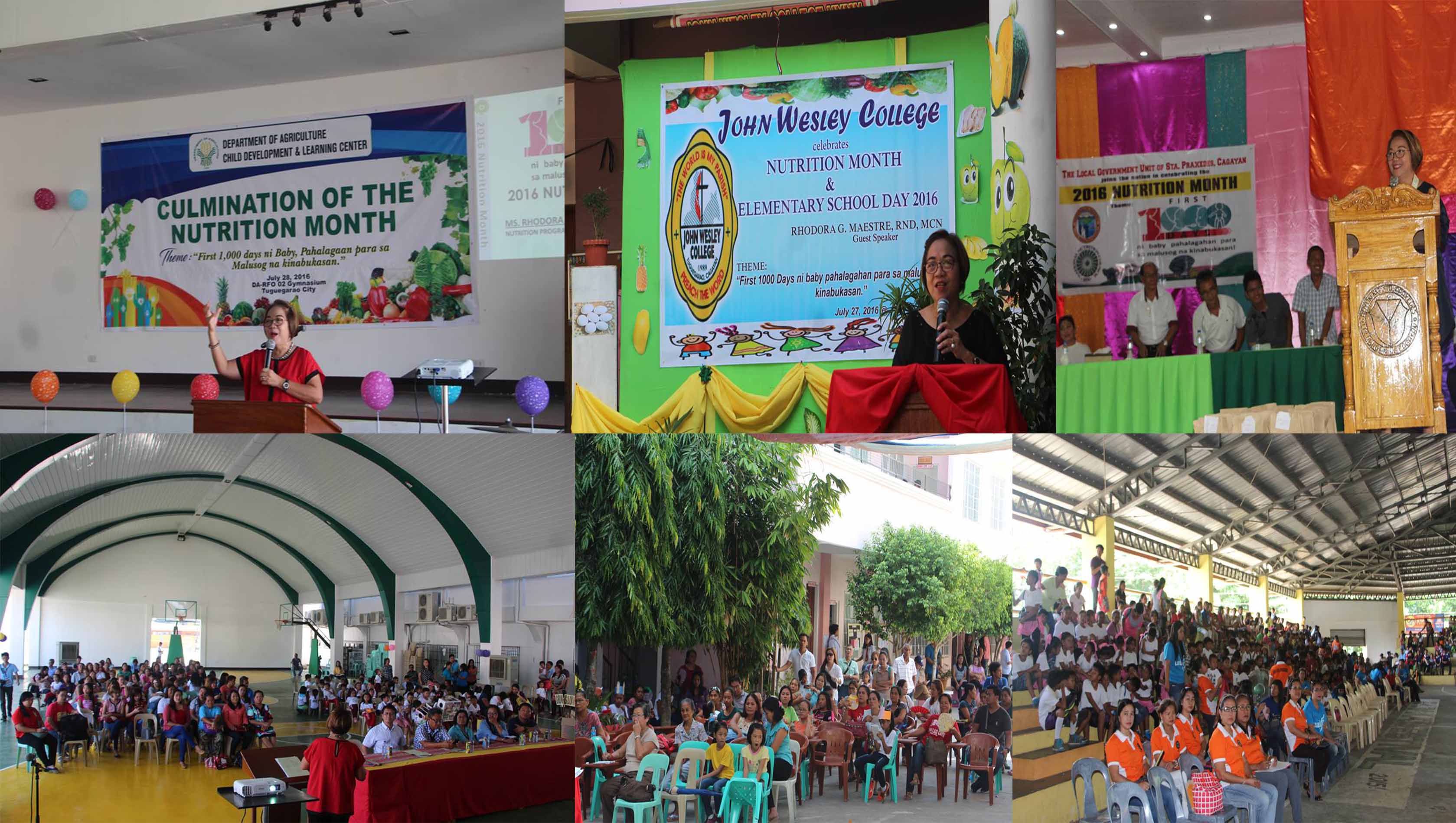 NPC Collage during Nutrition Month Culmination of Different Agencies