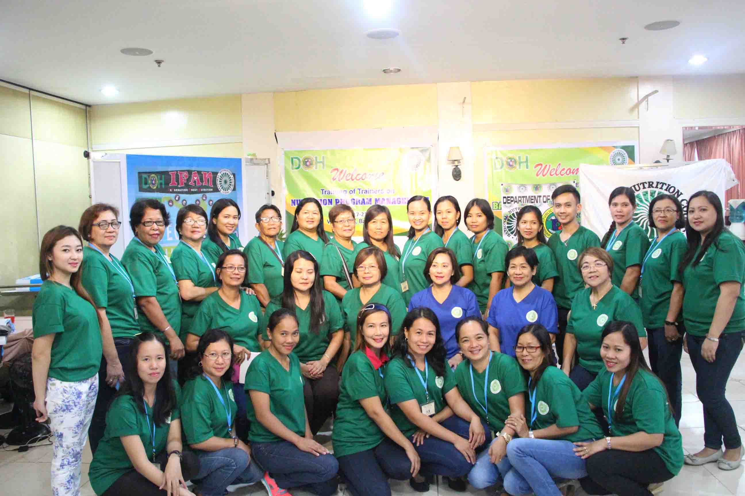 The newly set of Trainers on Basic course for BNS posed together with NPC Maestre last August 17-21
