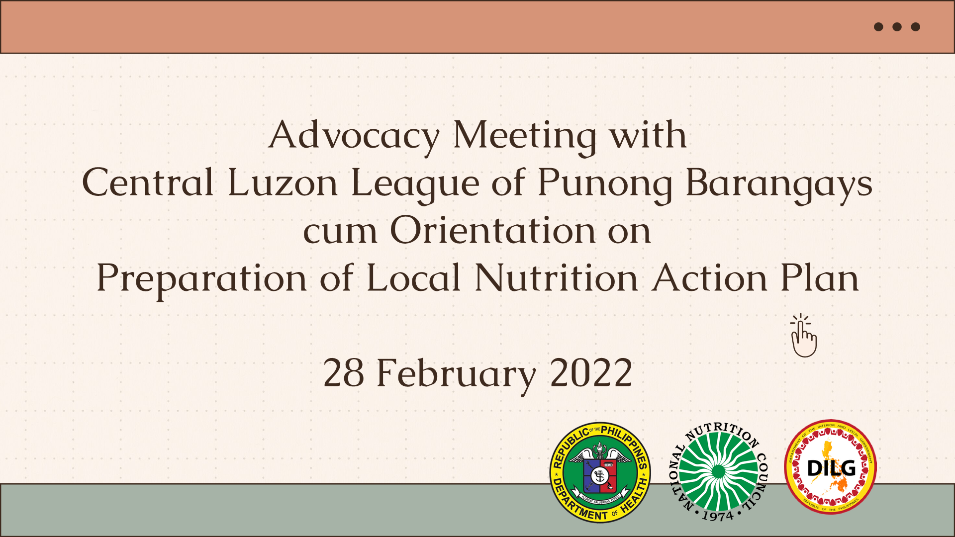 PPT Template Advocacy Meeting