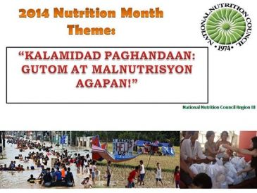 Contest for the 2014 nutrition month theme