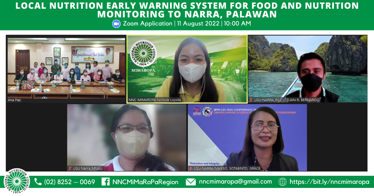 08112022 2022 1st Semester LNEWS Monitoring to Narra