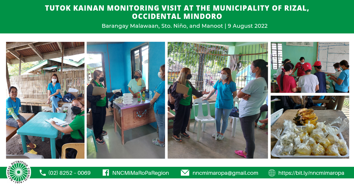 TKDSP Monitoring Visit in Rizal Occidental Mindoro