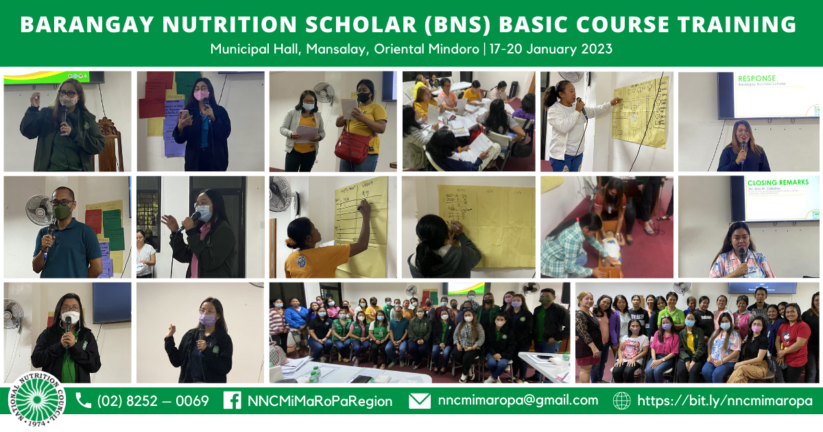 01242023 NNC MIMAROPA conducts BNS Training in Mansalay Oriental Mindoro