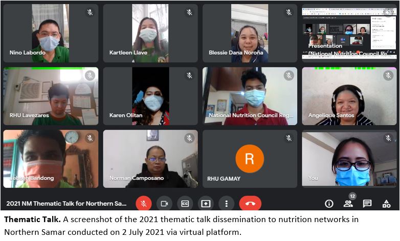 2021 thematic talk 2July