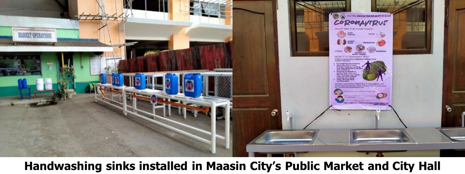 handwashing sinks