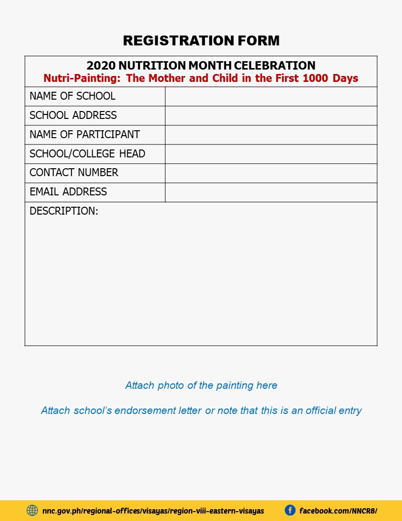registration form