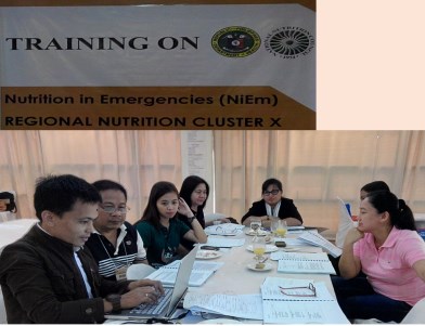 Nutrition in Emergencies Training for the Regional Nutrition Cluster X