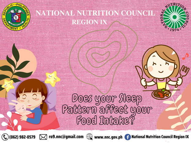 Sleep pattern and food