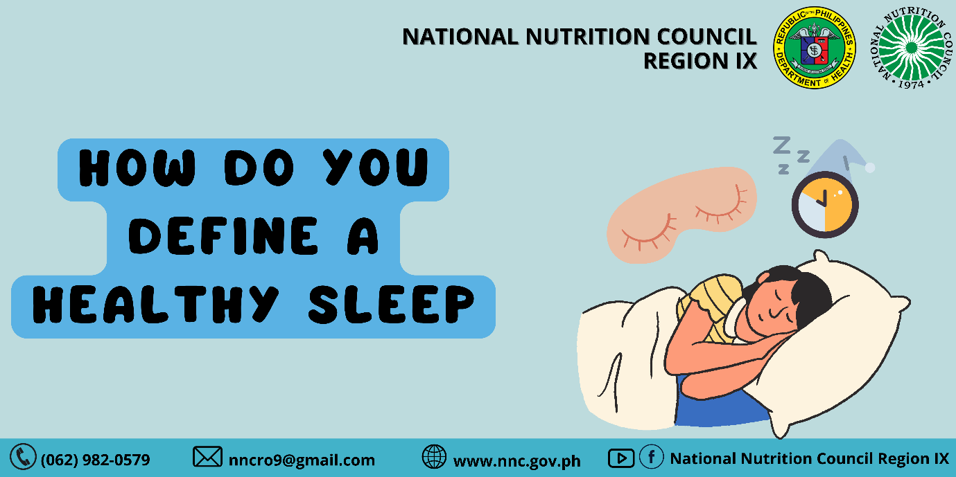 Healthy sleep