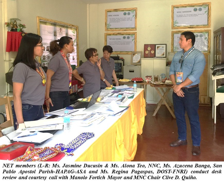 Manolo Fortich NET Validation Visit for 2nd Year CROWN Maintenance Award