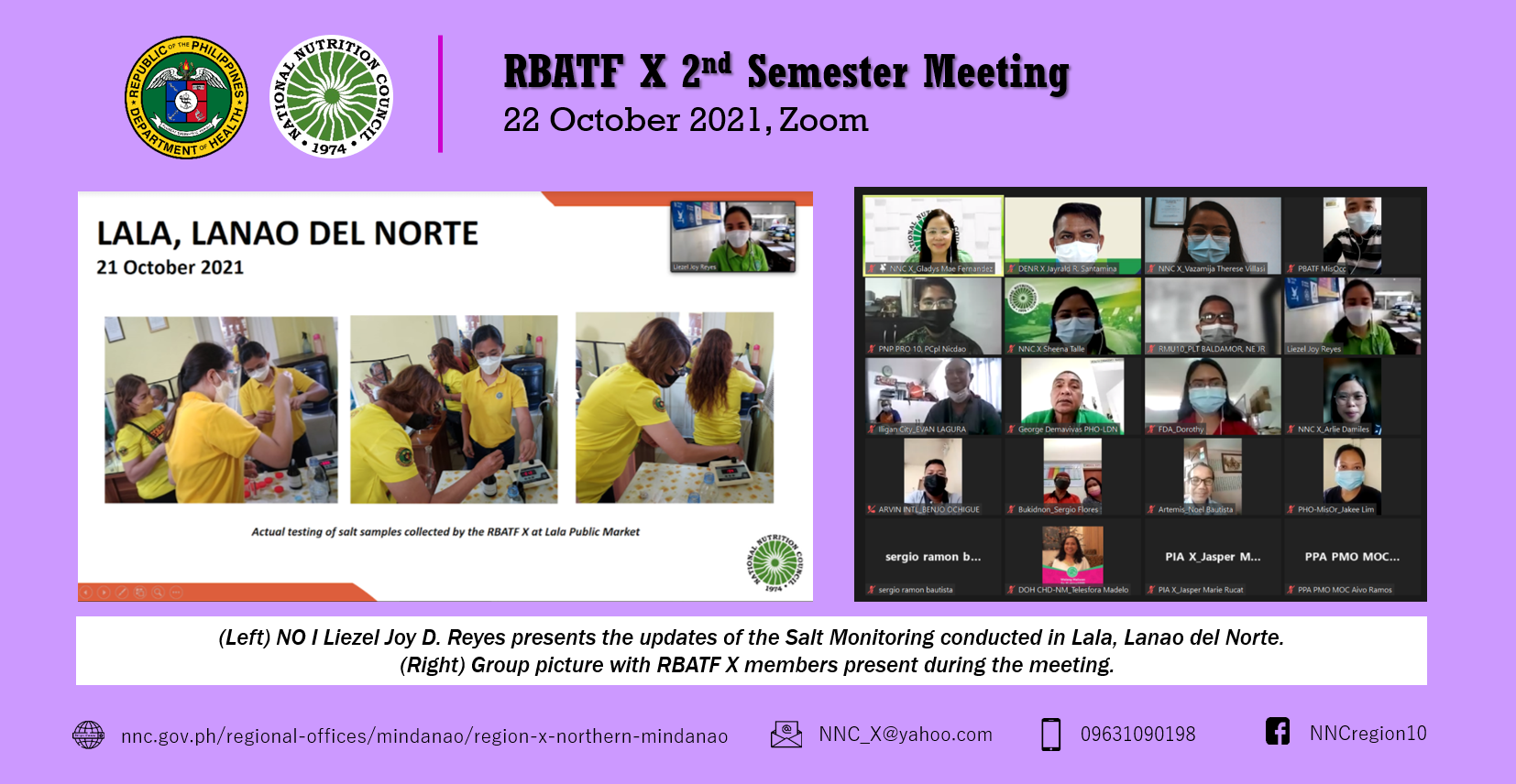 2nd Sem RBATF Meeting