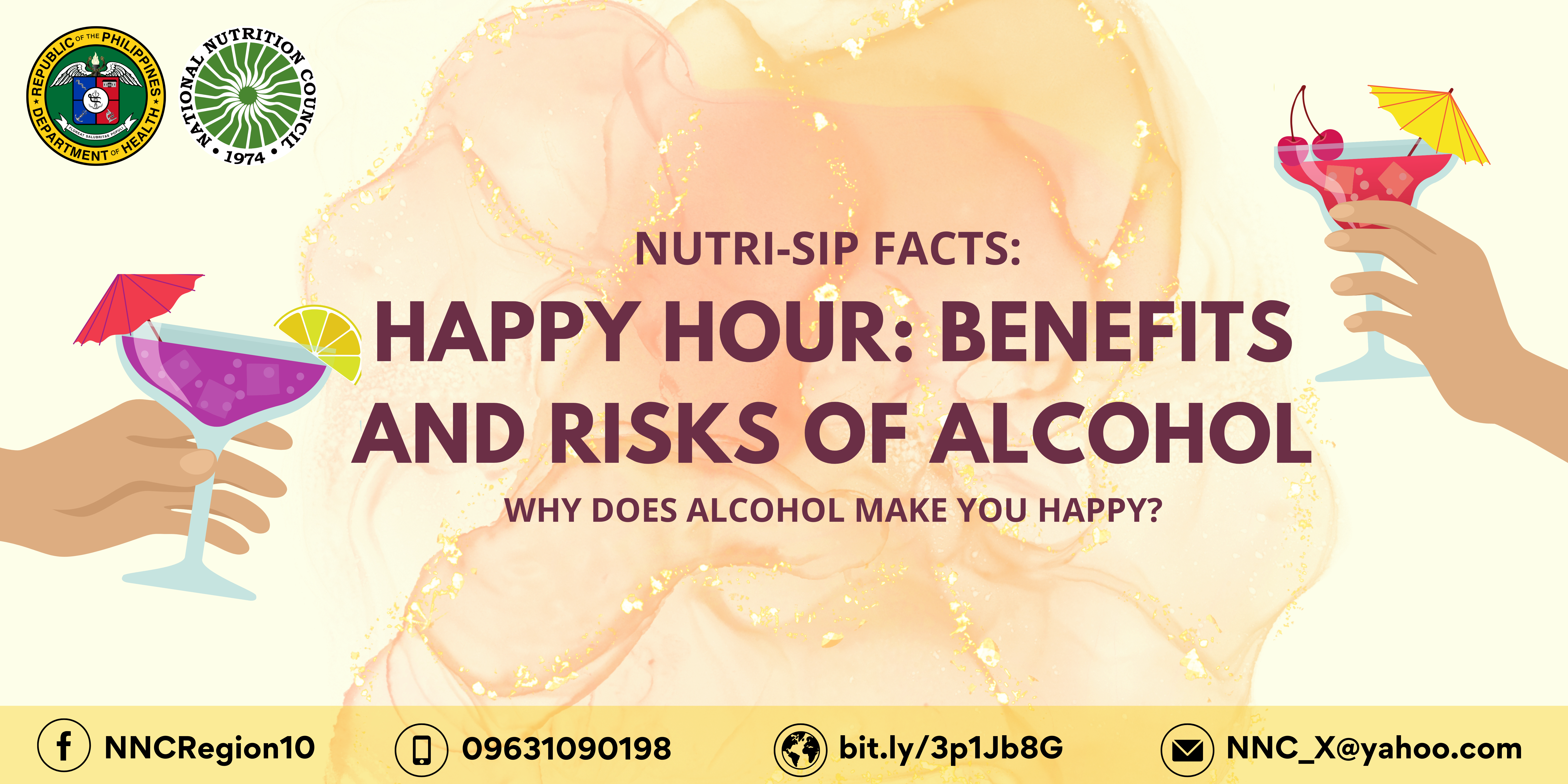 Alcohol Bev Nutri SIP Facts Infographic