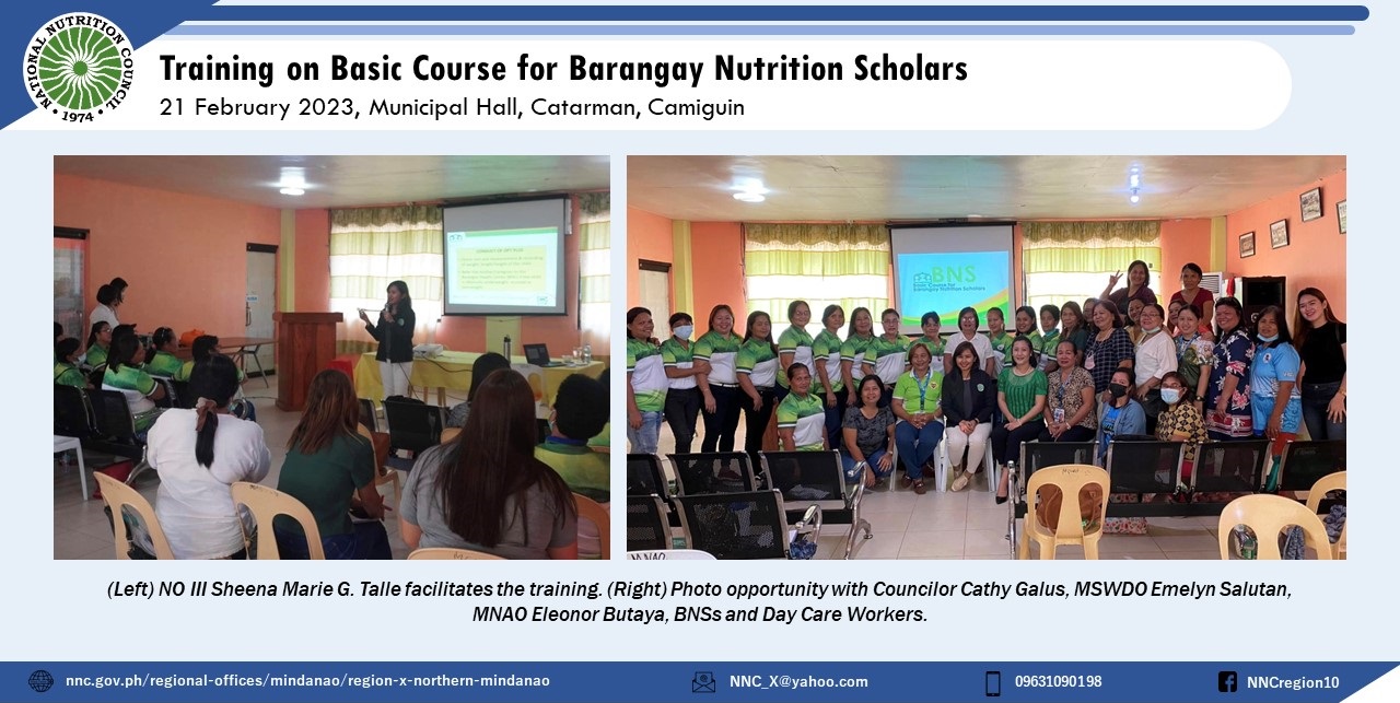 Article Catarman BNS DCW training