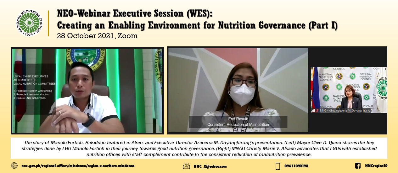 Article Manolo Fortich takes center stage during LGA nutrition webinar