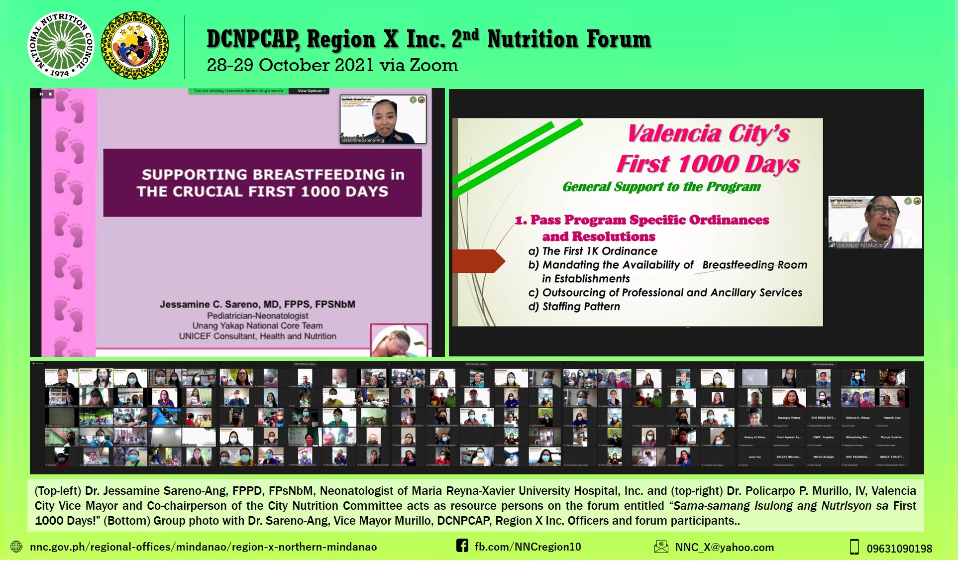 DCNPCAP 2nd Nutrition Forum