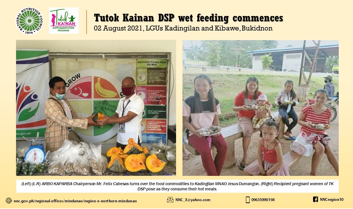 ForClearance Resumption of wet feeding