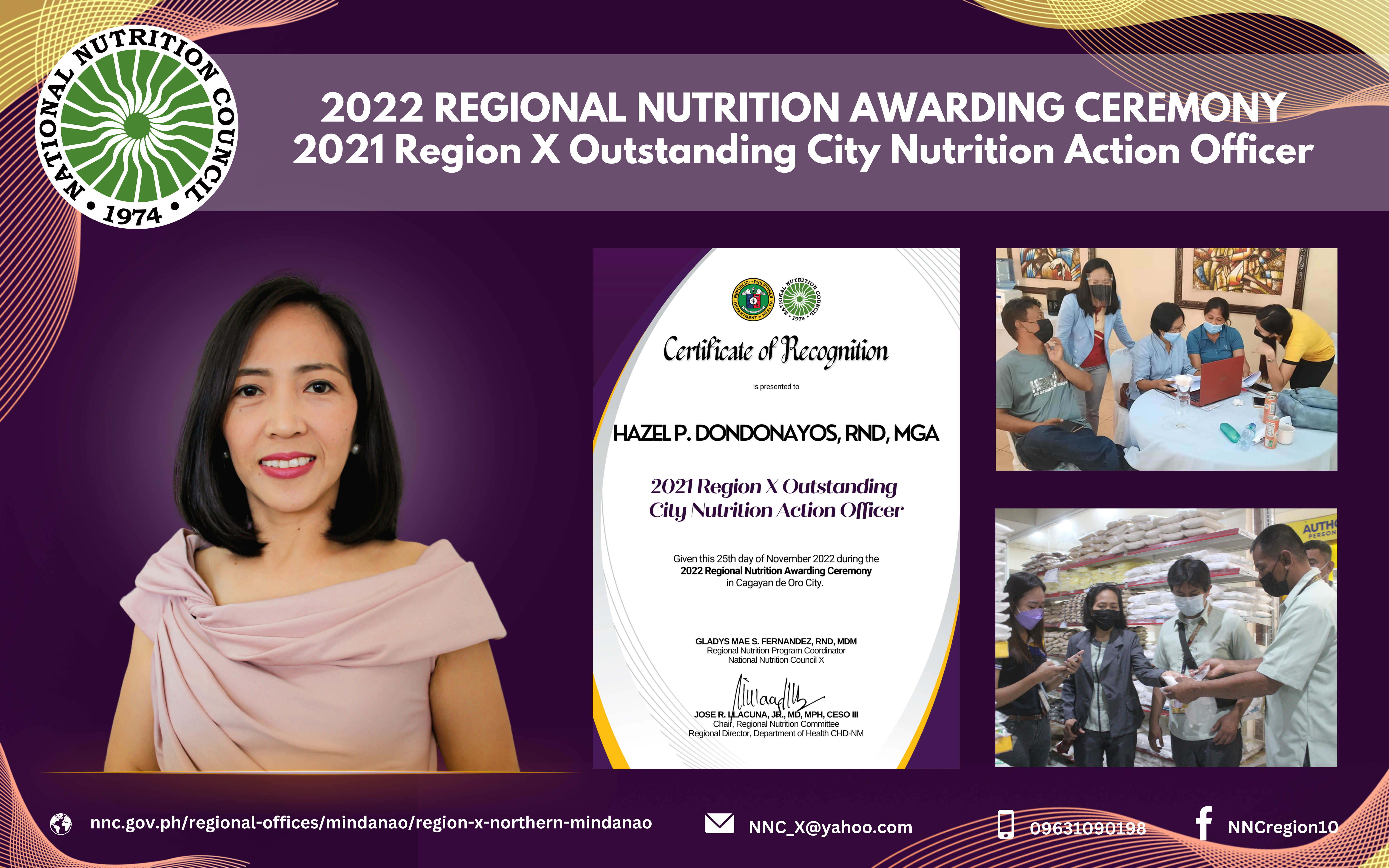 Infographics 2022 RNAC CNAO Dondonayos