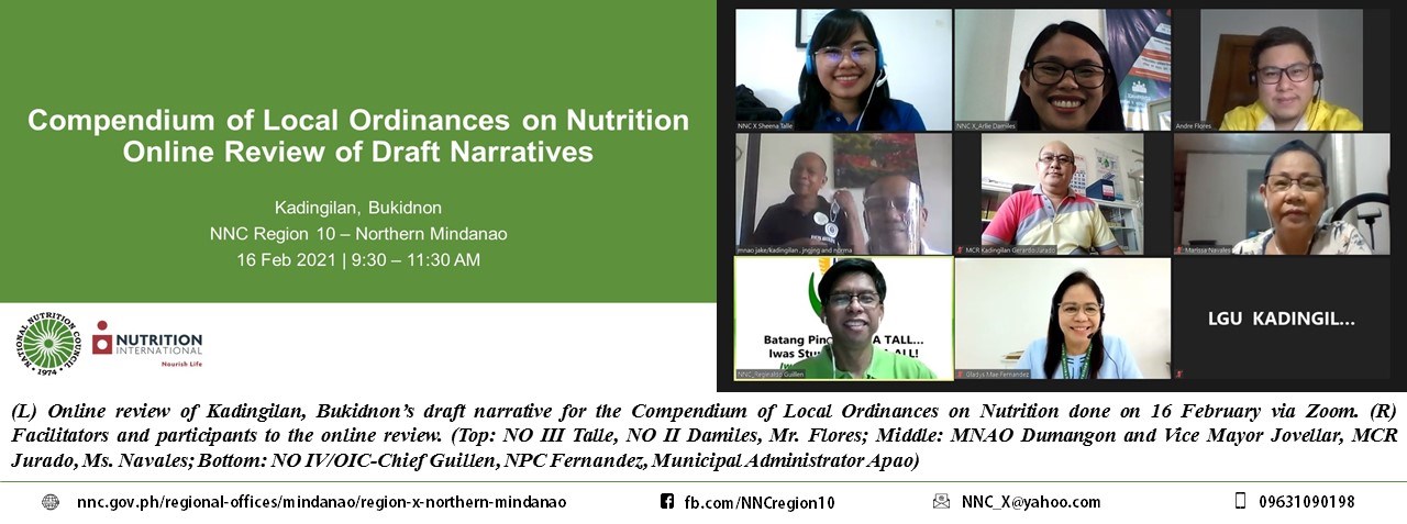 Kadingilan Online Review for Compendium