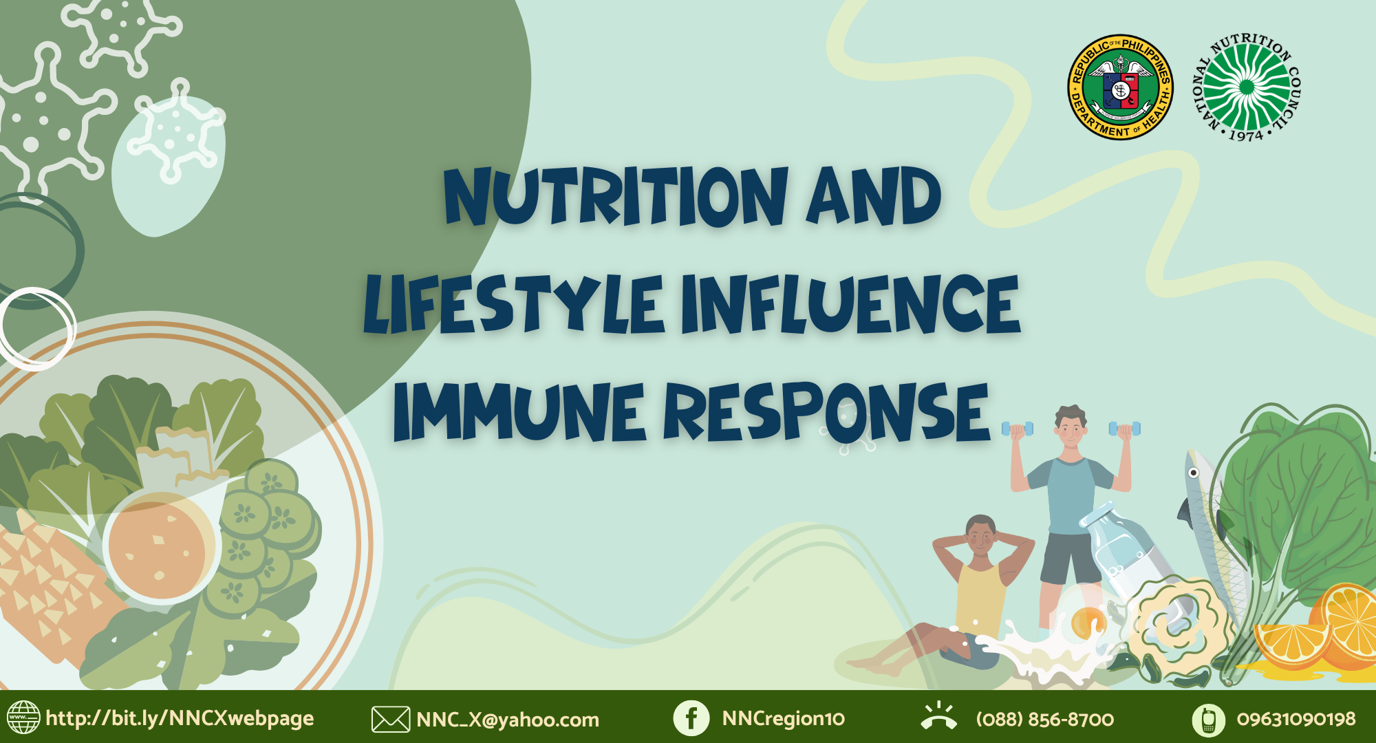 Nutritioon and lifestyle influence immune response
