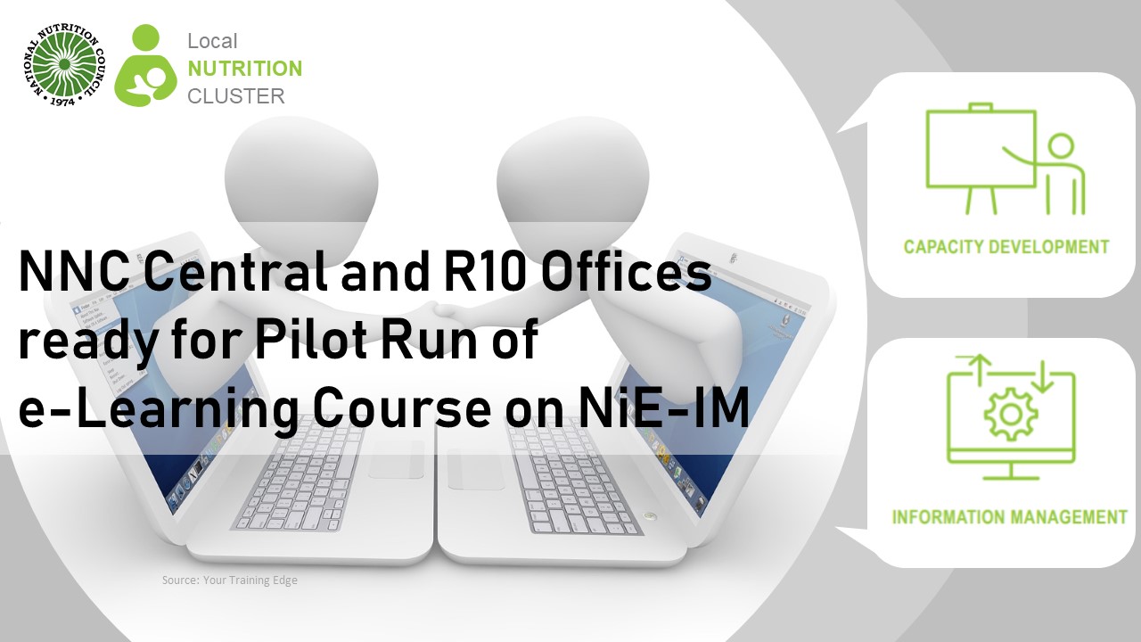 NNC Central and R10 Offices ready for Pilot Run of  e-Learning Course on NiE-IM