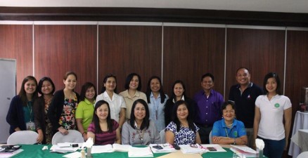 2016 Regional Nutrition Evaluation Team members together with RNC Chairperson Dir. Nimfa Torrizo of DOH RO X