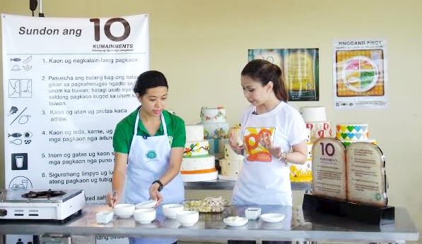 NO I April Rose N. Apas is hosting the Pamahaw Espesyal Busog Trip Segment together with Ms. Nicole Abas-Datayan