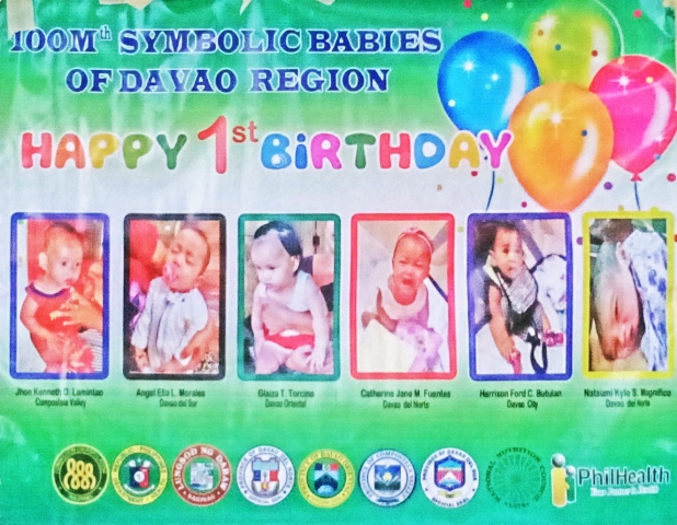 Symbolic 100Mth Babies in Davao Region 