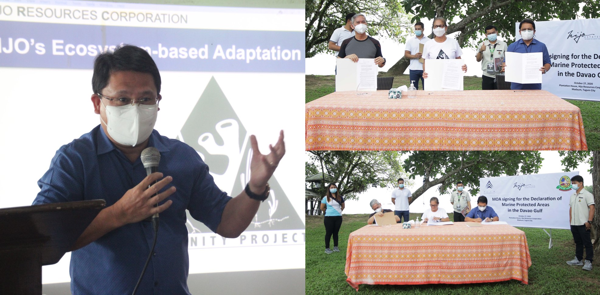 image tagum city signs MOA to preserve marine habitat