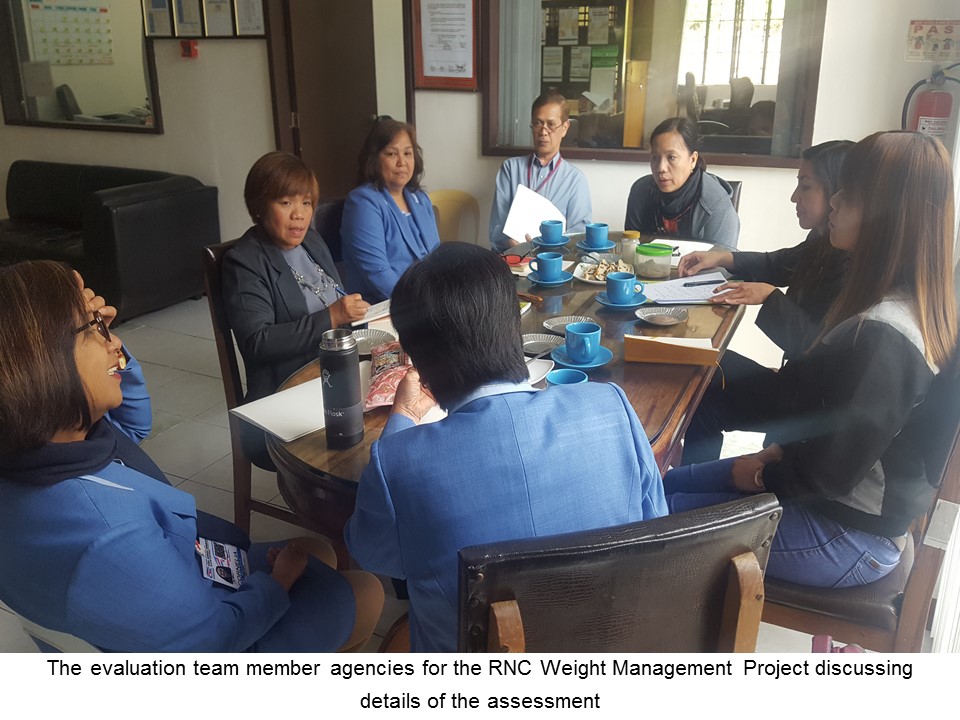Meeting on the evaluation of the RNC weight management project