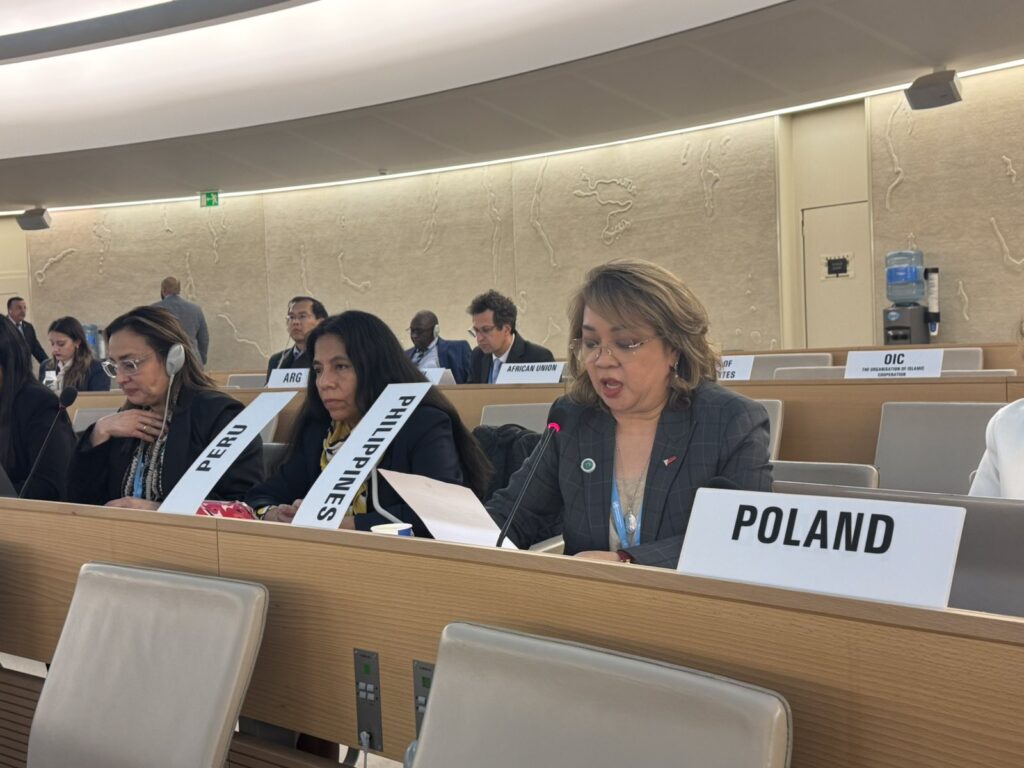 𝘿𝙧. 𝘼𝙯𝙪𝙘𝙚𝙣𝙖 𝙈𝙞𝙡𝙖𝙣𝙖- 𝘿𝙖𝙮𝙖𝙣𝙜𝙝𝙞𝙧𝙖𝙣𝙜 Delivered the Philippine Statement on Key Agenda Item No. 24.2 : 𝙂𝙡𝙤𝙗𝙖𝙡 𝙎𝙩𝙧𝙖𝙩𝙚𝙜𝙞𝙚𝙨 𝙖𝙣𝙙 𝙋𝙡𝙖𝙣𝙨 𝙤𝙛 𝘼𝙘𝙩𝙞𝙤𝙣 𝙏𝙝𝙖𝙩 𝘼𝙧𝙚 𝙎𝙘𝙝𝙚𝙙𝙪𝙡𝙚𝙙 𝙩𝙤 𝙀𝙭𝙥𝙞𝙧𝙚 𝙒𝙞𝙩𝙝𝙞𝙣 𝙊𝙣𝙚 𝙔𝙚𝙖𝙧