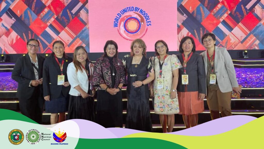 Dr. Azucena Milana-dayanghirang in the Nutrition Forum at the 11th World Instant Noodles Association (WINA)