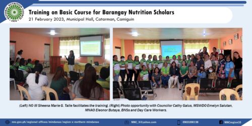 Training on Basic Course for BNSs in Catarman, Camiguin