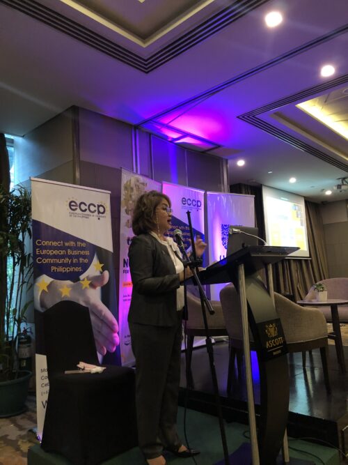 NNC Executive Director speaks at  ECCP – hybrid advocacy event on Building Healthier Philippines